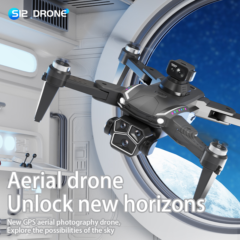 Original S12 Drone 8K Professi - Drone Camera Professional ulasan dan harga